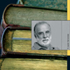 Imagen de la invitación para la presentación: retrato de Javier Mina (relizado por Javier Hernández) sobre la portada del libro