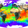 Mapa que ilustra la temperatura de la superficie terrestre