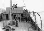 Gipuzkoa bouaren bizkarrean ikurri&ntilde;a altxatzen. 1937ko otsaila